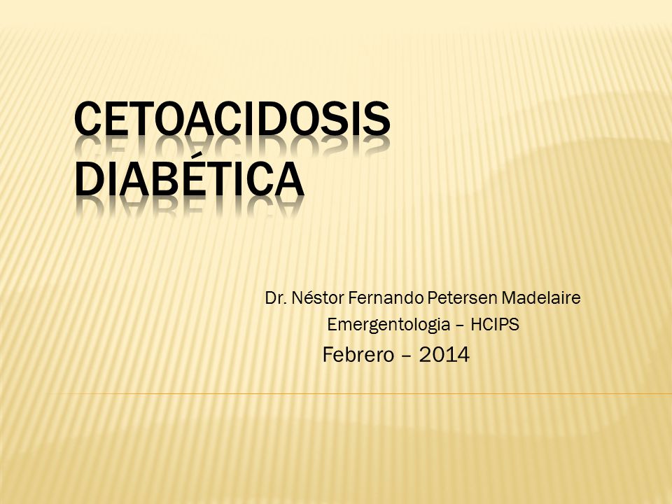 diabéticos cetoacidosis diapositivas ppt